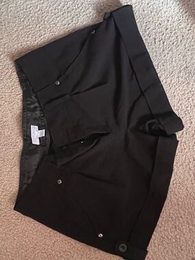 Cotton On Black High-Rise Dress Shorts